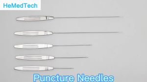 GREATLH Stainless Steel Puncture Traction Suspension Needle Anti-slip Handle Cosmetic Plastic Tools