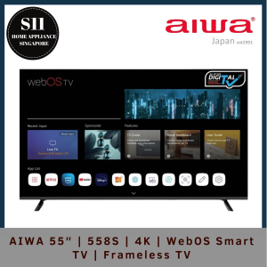 AIWA 55″ | 558S | 4K | WebOS Smart TV | Frameless TV