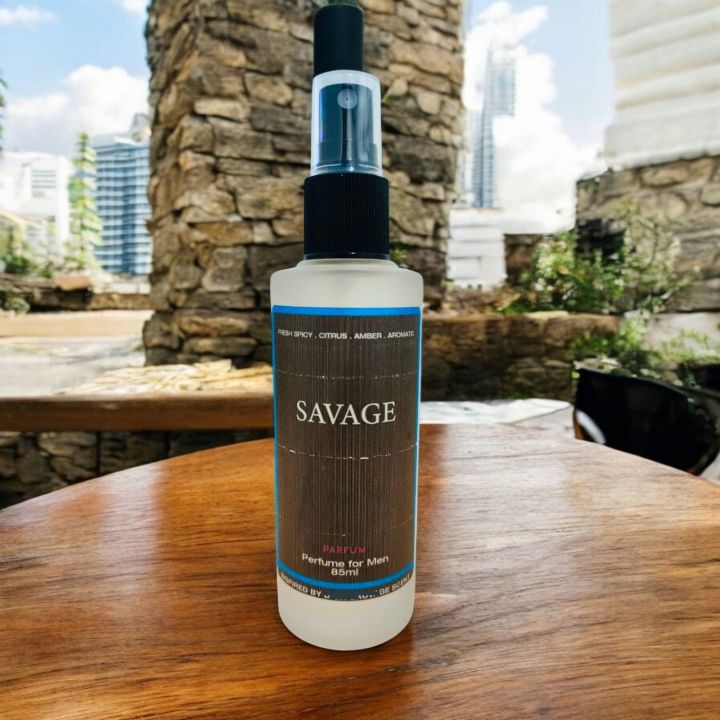 SAVAGE MEN BEST SELLER 30% Oil Based 85ml Inspired Perfume Long Lasting  Scent for Men