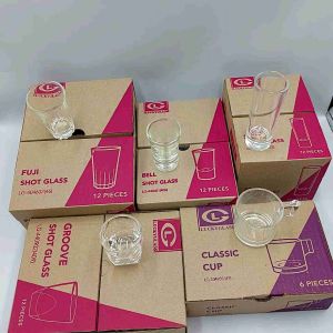 (ขายยกโหล12ใบ)แก้วเป็ก แก้วช๊อต แก้วBELL แก้วขนาดเล็ก แก้วตวง แก้วเหล้า LUCKY GLASS