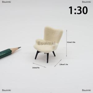 [COD] Bsuimki 1 Piece 1 12 Dollhouse mini sang trọng Sofa ghế bên Bảng đồ nội thất mô hình cho búp bê nhà trang trí nội thất thu nhỏ mô phỏng người duy nhất sofa