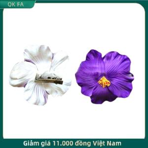 QK FA ✨ Hawaii Đầy Màu Sắc Hoa Tóc Clip Cho Phụ Nữ Cô Gái Lãng Mạn Bohemian Hoa Bên Bangs Clip BB Tóc Clip Tóc Phụ Kiện
