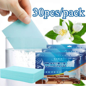 30PCS Tile Floor Cleaner Tablets All-around Dissolving Paper Cleaning Sheet Cleaning Wooden Floor Tiles