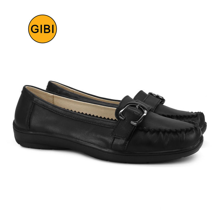 GIBI BL2390 Leather (Women) Genuine Leather Women'S Loafers Round