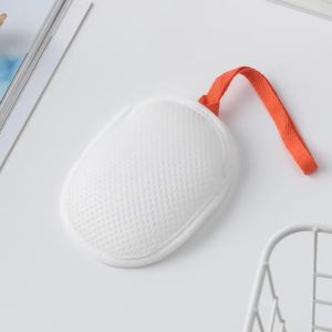 Soap foaming Mesh bag Non-slip Bath Sponge Portable Exfoliating Cleansing Shower Mes With Lanyard