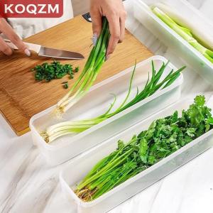 [COD] KOQZM KITCHEN 4 Pcs Long Rectangular Food Storage Containers Plastic Reusable Refrigerator Organizer Boxes Kitchen Accessories