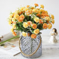 (15 FLOWERS) SNOWFLAKE LILAC Artificial Fake Flower Bouquet Living Room Home Decor Decoration Bunga Hiasan Rumah Meja. 