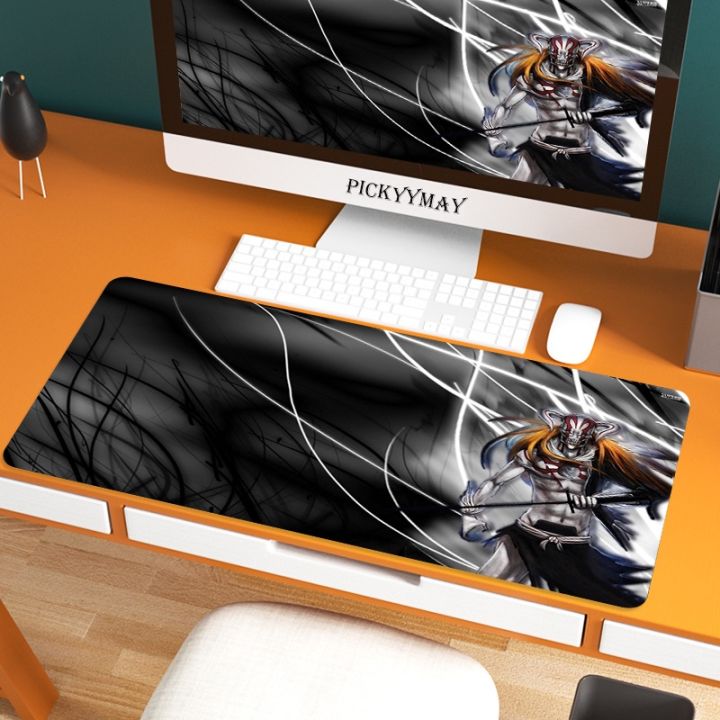 Anime Bleach 90x40cm XL Lockedge แผ่นรองเมาส์เกมมิ่งขนาดใหญ่ CS GO