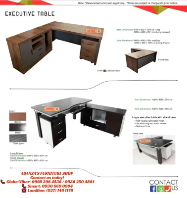 L-Type Executive Table (Factory Price)