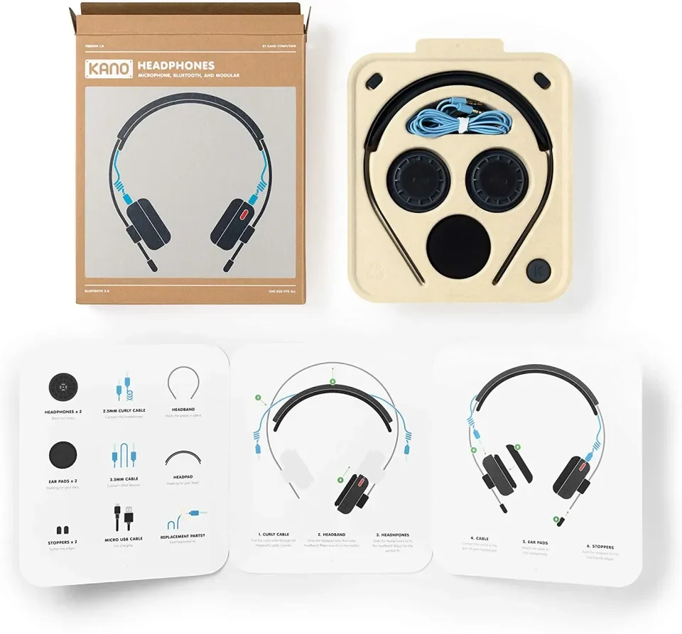 Kano Headphones Buildable Booming Tai nghe Bluetooth cho tr t