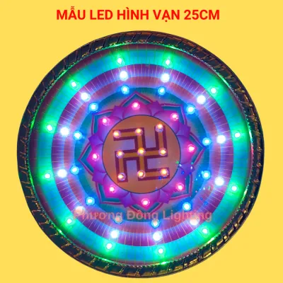 Đèn LED Hào Quang Cơ Hào Quang LED nhiều kích cỡ 15cm 18cm 22cm 25cm 30cm