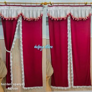 TERMURAH!!!PROMO!!horden jendela 100*210/horden pintu/horden spanyol/horden murah/horden bahan kain abutay