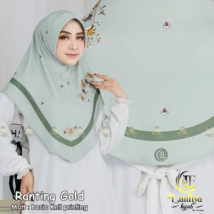 Hijab bergo Ranting Gold By Lanfiya