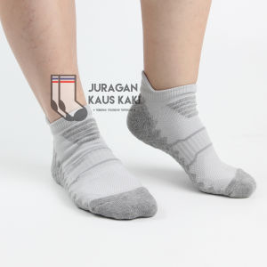 Kaos Kaki Olahraga Pendek Pria Wanita Katun Tebal