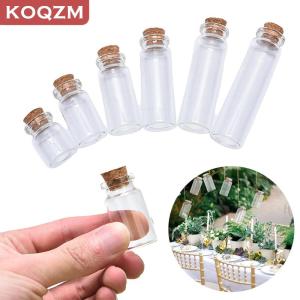 [COD] KOQZM KITCHEN Sporter 10PCS Mini Bottles with Cork Stopper Clear Bottle Vial Wedding Decoration 5ml-10pcs