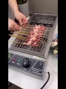 eless Electric Grill BBQ 2800W-6000W Stainless Steel Adjustable Thermostat Commercial Home