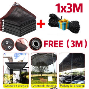 BUY 1 TAKE 1 Anti UV 90% Sunshade Net Outdoor Garden Net Sunshade Net Car Cover Courtyard Sun Protection Heat Insulation Sun Protection Net Car Sunshade Net