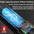 Super Bright Zoom LED Flashlight Rechargeable Waterproof Original Three Lighting Modes Portable Outdoor Camping Searchlight. 