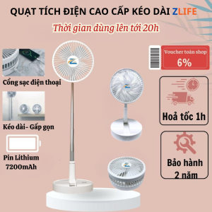 Quạt Cầm Tay Mini Sạc Điện - Quạt Tích Điện Cỡ Lớn Pin Trâu - Quạt Gấp Gọn- Quạt Cầm Tay Mini Để Bàn- Quạt Sạc Điện Dự Phòng Mát Như Quạt Phun Sương