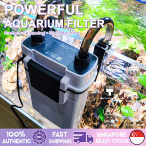 SG Fast Delivery 3-in-1 Aquarium Filter Hang-on Filter with Oxygen Air Pump & Quiet Water Circulation Pump