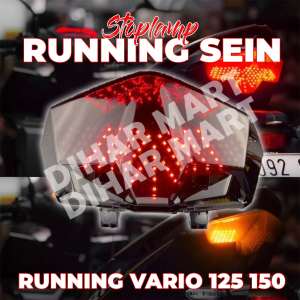 LAMPU STOP RUNNING 125 150 BISA SEIN 12 MODE LAMPU REM KEDIP LAMPU VARIASI RUNNING 125 150