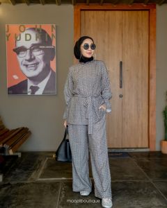 CELANA SENNA PANTS BY MONEL BAHAN WOLFIS CELANA PANJANG WANITA