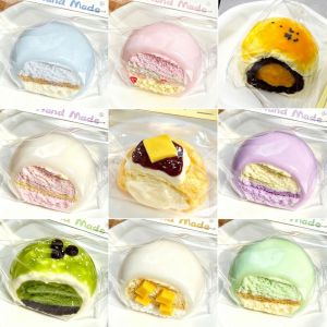 GORGE Bánh bao nhân gạo nếp Đồ chơi bóp Phục hồi chậm Bánh ngọt Đồ chơi giải tỏa căng thẳng  Món tráng miệng mô phỏng Đồ chơi cảm giác giác quan Quà tặng