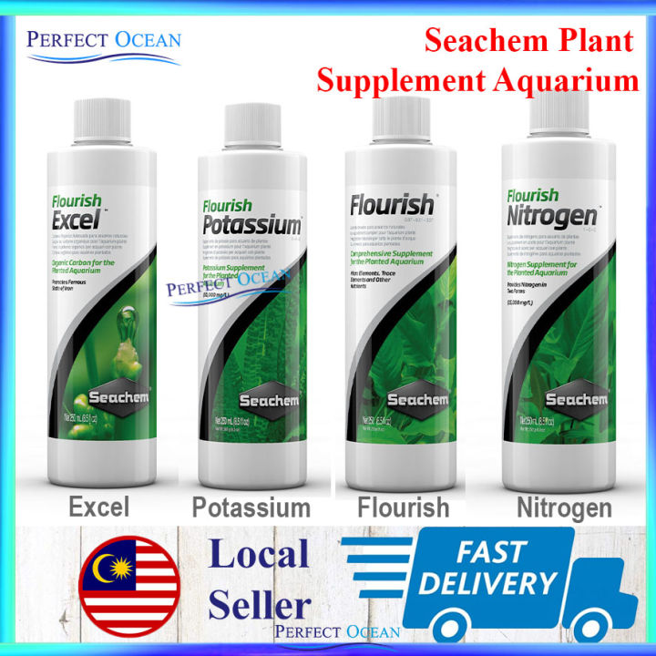 Seachem Plant Fertiliser Supplement Excel Algae Remover Liquid Co2
