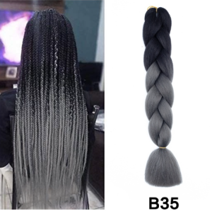 Extension Rambut Sintetis Model Kepang Jumbo Panjang 24Inch 100g