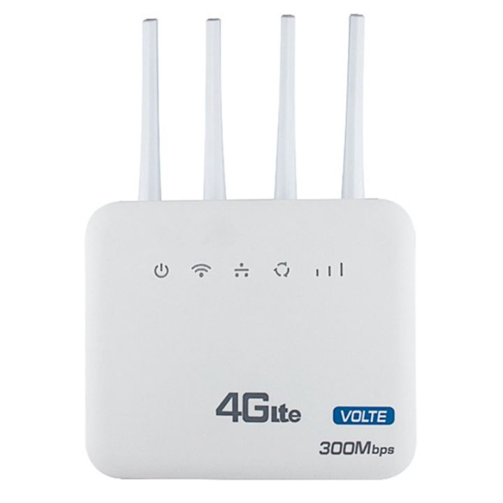 4G LTE WiFi 6 Modem 300Mbps 2.4 G with Wired Telephone Interface SIM ...