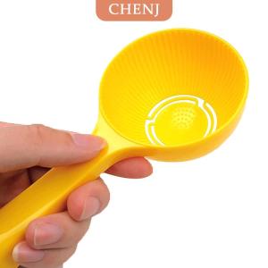 [COD] CHENJ ช้อนข้าวรูปทรงพลาสติกแม่พิมพ์ตักข้าวแบบไม่ติดช้อนตักข้าวแบบ DIY ช้อนข้าวแบบครึ่งรอบอุปกรณ์ครัว