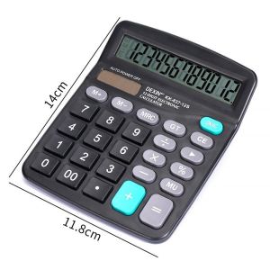 【12-Digit】Desktop Electronic Calculator with Big Button Multi-Functional Large Display Scientific Calculator for Office School Business