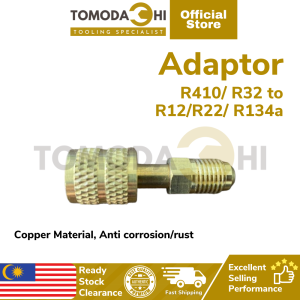 TOMODACHI Aircond Adaptor Fitting R410/ R32 To R12/R22/ R134a | Adaptor R410/ R32 To R12/R22/ R134a | High Performance & Durable