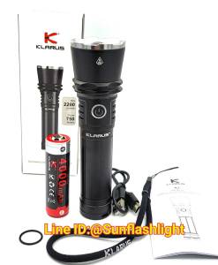 ไฟฉายZoom Klarus A3 ซูมได้แรง 2200 lm แบต21700 4000 mAh ชาร์จเร็ว USB Type C ทดสอบ แกร่ง ทน คุ้มในรอบปี !!!