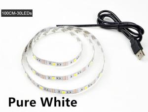 2019 New Fairy Lights USB LED 5V Strip Light 0.5m 1m 2m 3m 4m 5m  5050SMD Flexible Stripe TV Background Lighting Lamp