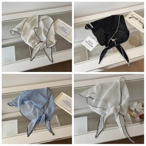 EASYTREND Hàn Quốc Băng Đô Chấm Bi Khăn xếp Ngọt ngào Khăn Quàng nhỏ tươi mới Khí chất Mỏng Băng đô tam giác Bé gái