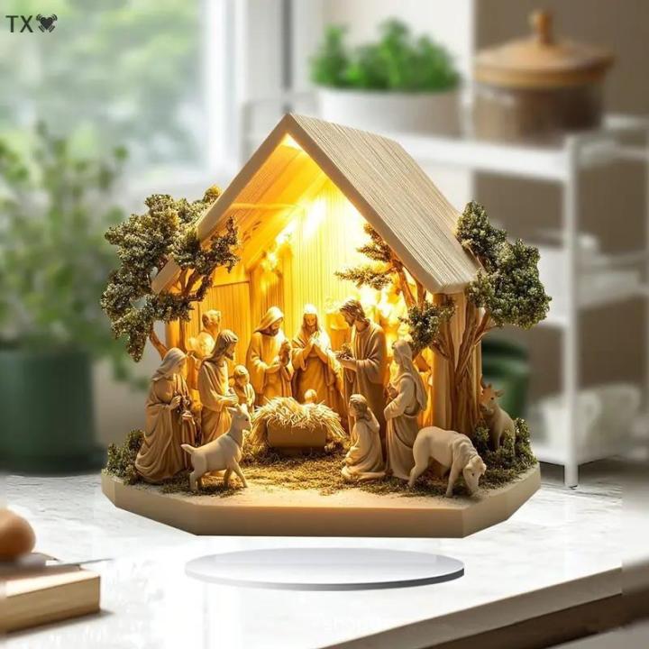 TX🏮💓🧧 Máy Tính Để Bàn Trang Trí Nội Thất Gia Đình Tượng Chúa Giêsu Tree ...