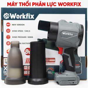 Máy Thổi Phản Lực Pin 2 Chiều WORKFIX WF-BS1000G 2 Chức Năng Thổi Và Hút Động Cơ Không Chổi Than