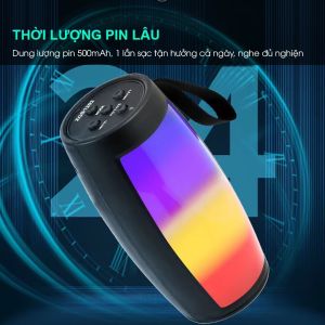 Loa bluetooth không dây SIDOTECH 211 Hàng chính hãng bass đầm âm thanh 3D sống động đèn led RGB thay đổi liên tục rực rỡ decor 2096