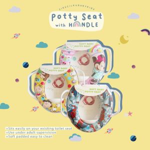 Potty seat Bayi Empuk Toilet Trainer dengan Pegangan