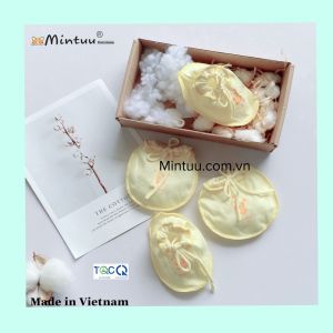 FREESHIP MAX -  Bộ bao tay bao chân sơ sinh cho bé cột dây màu chất liệu vải 100% cotton thương hiệu MINTUU - Thời trang và đồ dùng cho trẻ em - Hana’s kids