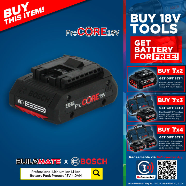 Bosch Professional Lithium Ion Li Ion Battery Pack Procore V Ah