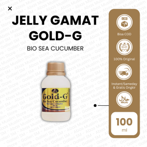 Jeli Gamat Gold G 100 ml Herbal Wasir Ambeien Sea Cucumber Jelly Gold-G Jely Teripang Emas Rematik