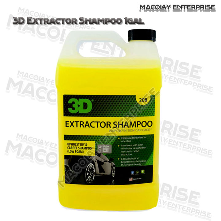 3D Extractor Shampoo 1 Gallon Macolay Enterprise | Lazada PH