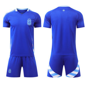 2024อาร์เจนติน่าฟุตบอลทีมเยือนหมายเลข10เมสซี่11ดิมาเรียโคปาอเมริกาชุดเด็ก