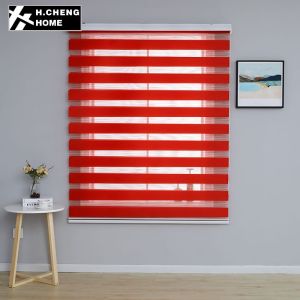 H.CHENG HOME Multi-colored 60/80/100/120/140/150/180cm width&180cm height New Korean Blinds Window Shade Blinds 2023 New Office Venetians Duo Roller Black Out Blinds (SPECIAL COLOR)