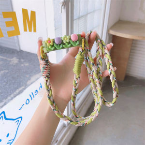 Zeallion hoạt hình dễ thương thời trang dây buộc điện thoại di động đeo chéo cơ thể kẹp sau chuỗi chống mất Ba lô phong cách dây điện thoại