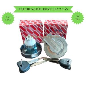 Nắp thùng dầu Isuzu QKR 1.9 - 2.7 tấn nắp kim loại kèm chìa khóa