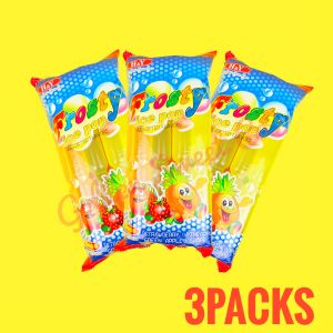 H&Y FROSTY ICE POP ASSORTED (STRAWBERRY/PINEAPPLE/GREENAPPLE) FLAVOR PREMIUM SUMMERTIME ICE CANDY 8pcs/pack