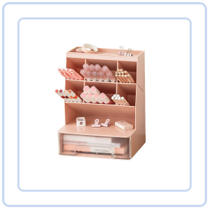 【COZYCASA】Slanted Pen Holder / Cosmetics Lipstick Holder/ Office Supplies Organizer /Large Capacity Storage Box